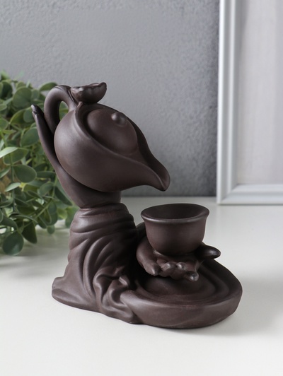 Подставка для благовоний TAKE IT EASY «Чайная церемония», стелющийся дым, 16×14×9 см