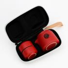 Набор для чайной церемонии ДЖЕКИЧАЙ, 4 предмета, на 2 персоны, чашка 25 мл, чайник 150 мл, керамика, красный - Фото 2