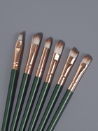 Набор кистей для макияжа Lillian, 14 предметов, футляр на завязках, зелёный, серый - Фото 8