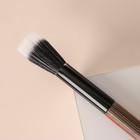 Кисть для макияжа «Полоска», 17,8 см, цвет МИКС - Фото 2