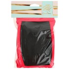 Наколенники для гимнастики и танцев Grace Dance, с уплотнителем, р. M, цвет чёрный/коралл - фото 24380291