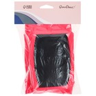 Наколенники для гимнастики и танцев Grace Dance, с уплотнителем, р. M, цвет чёрный/коралл - фото 24380292