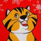 Новогодние полотенца (подарочный набор 2 шт.) "Доляна" Tigers 35х60 см, 100% хлопок, 160 г/м2 - Фото 3