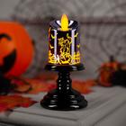 Светодиодная фигура «Свеча фиолетовая» 5×12×5 см, пластик, батарейки АААх2 (не в комплекте), свечение тёплое белое - Фото 1