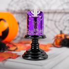 Светодиодная фигура «Свеча фиолетовая» 5×12×5 см, пластик, батарейки АААх2 (не в комплекте), свечение тёплое белое - Фото 2