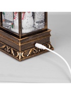 Светодиодная фигура «Дед Мороз с мешком» 9×23×9 см, пластик, батарейки ААх3 (не в комплекте), USB, свечение тёплое белое - Фото 8