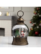 Светодиодная фигура «Дед Мороз у ёлки» 12.5×20×7.5 см, пластик, от батареек АААх3, USB, свечение тёплое белое - Фото 5