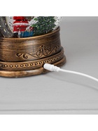 Светодиодная фигура «Дед Мороз у ёлки» 12.5×20×7.5 см, пластик, от батареек АААх3, USB, свечение тёплое белое - Фото 8