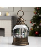 Светодиодная фигура «Семья снеговиков» 12×20.5×7.8 см, пластик, от батареек АААх3, свечение тёплое белое - Фото 7