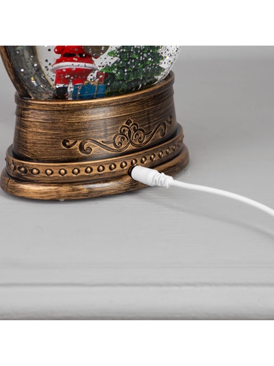 Светодиодная фигура «Семья снеговиков» 12×20.5×7.8 см, пластик, от батареек АААх3, свечение тёплое белое