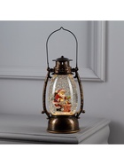 Светодиодная фигура «Дед Мороз с подарками» 14×23.5×11 см, пластик, от батареек ААх3, USB, свечение тёплое белое - Фото 7