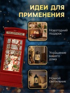 Светодиодная фигура «Девочка и снеговик» 9×20×8 см, пластик, от батареек ААх3, USB, свечение тёплое белое - Фото 4