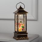 Светодиодная фигура «Девочка и снеговик» 10.5×27×10.5 см, пластик, батарейки ААх3 (не в комплекте), USB, свечение тёплое белое - Фото 1