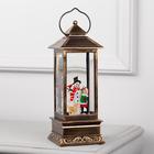 Светодиодная фигура «Девочка и снеговик» 10.5×27×10.5 см, пластик, батарейки ААх3 (не в комплекте), USB, свечение тёплое белое - Фото 2