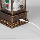 Светодиодная фигура «Девочка и снеговик» 10.5×27×10.5 см, пластик, батарейки ААх3 (не в комплекте), USB, свечение тёплое белое - Фото 4