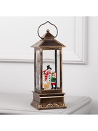 Светодиодная фигура «Девочка и снеговик» 10.5×27×10.5 см, пластик, от батареек ААх3, USB, свечение тёплое белое - Фото 6