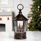 Светодиодная фигура «Дед Мороз и ёлка» 14×22×14 см, пластик, батарейки АААх3 (не в комплекте), свечение тёплое белое - Фото 2