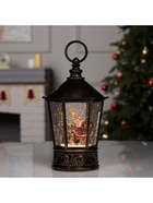 Светодиодная фигура «Дед Мороз и ёлка» 14×22×14 см, пластик, батарейки АААх3 (не в комплекте), свечение тёплое белое - Фото 5