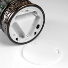 Светодиодная фигура «Дед Мороз и ёлка» 14×22×14 см, пластик, батарейки АААх3 (не в комплекте), свечение тёплое белое - Фото 5