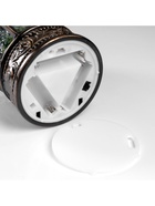 Светодиодная фигура «Дед Мороз и ёлка» 14×22×14 см, пластик, батарейки АААх3 (не в комплекте), свечение тёплое белое - Фото 9