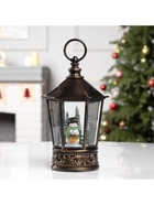 Светодиодная фигура «Снеговик» 14×22×14 см, пластик, от батареек ААх3, свечение тёплое белое - Фото 6