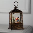 Светодиодная фигура «Снеговики на лыжах» 14.5×22×8 см, пластик, батарейки ААх3 (не в комплекте), USB, свечение тёплое белое - Фото 1