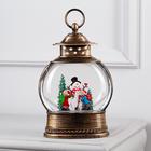 Светодиодная фигура «Дети и снеговик» 8×25×4 см, пластик, от батареек ААх3, свечение тёплое белое - Фото 2