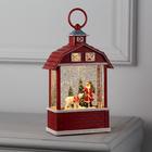 Светодиодная фигура «Дед Мороз и медведь» 14×24×8 см, пластик, батарейки ААх3 (не в комплекте), свечение тёплое белое - Фото 1