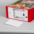 Светодиодная фигура «Пакет с Дедом Морозом» 15 × 23 × 7 см, пластик, батарейки ААх3 (не в комплекте), USB, свечение тёплое белое - Фото 3