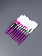 Набор кистей для макияжа COLOR POWER, 8 шт., чехол, фиолетовый - Фото 2