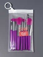 Набор кистей для макияжа COLOR POWER, 8 шт., чехол, фиолетовый - Фото 5