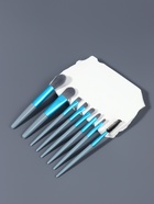 Набор кистей для макияжа COLOR POWER, 8 шт., голубой - Фото 2