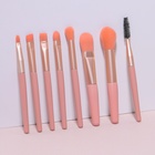Набор кистей для макияжа «Pastel», 8 предметов, PVC-чехол, цвет МИКС - Фото 6