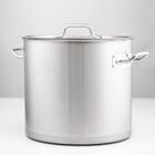 Котёл LUXSTANL, 30 л, d=35 см, h=32 см, капсульное дно, индукция, нержавеющая сталь - Фото 1