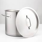 Котёл LUXSTANL, 30 л, d=35 см, h=32 см, капсульное дно, индукция, нержавеющая сталь - Фото 3