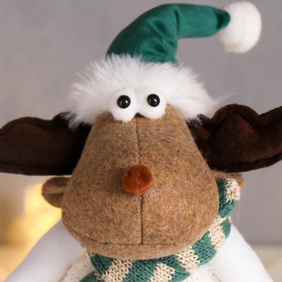 Снеговик / Дед Мороз / Новогодний Лось / интерьерная кукла / новогодние украшения