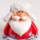 Фигурка полистоун «Дедушка Мороз в шапке-ушанке», длинные ножки, 16.5×7.8×4.5 см - фото 30792309