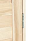 Дверь для бани и сауны «Эконом», 160×70 см, шпунтованная доска - Фото 4
