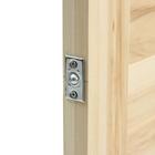 Дверь для бани и сауны «Эконом», 160×70 см, шпунтованная доска - Фото 5