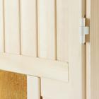 Дверь для бани и сауны «Баня» со стеклом ЛИПА 160х70 см - фото 23251485