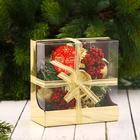 Подсвечник на одну свечу «Грациозо» с ягодками, 13 см, d=4 см - Фото 3