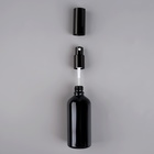 Бутылочка для хранения, с распылителем «Black», 100 мл, цвет чёрный - Фото 7
