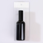 Бутылочка для хранения, с распылителем «Black», 100 мл, цвет чёрный - Фото 6