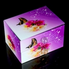 Шкатулка "Бабочка на букете" с ящиком 10х16х12 см - Фото 1