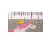 Линейка 20 см HappyGraphix «Принцесса и единорог», с волнистым краем - Фото 3