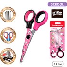 Ножницы детские 13 см, ErichKrause Junior Decor Cats, с принтом на лезвиях 7339052 - фото 17007316