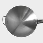 Сковорода-Wok Hanna Knövell Chief, d=30 см, с ручкой, нержавеющая сталь - Фото 7