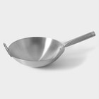 Сковорода-Wok Hanna Knövell Chief, d=32 см, нержавеющая сталь, с ручкой - Фото 4