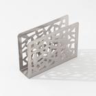 Салфетница «Витрина», 12.5×3.2×8.5 см, нержавеющая сталь - Фото 3