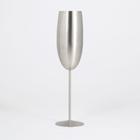 Бокал-флюте, 300 мл, 25×6.5 см, нержавеющая сталь, серебристый - Фото 1